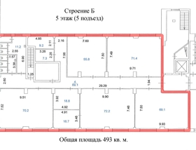 05 этаж - 493 м<sup>2</sup>